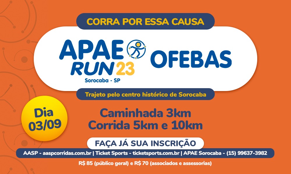 APAE RUN - Centro Histórico