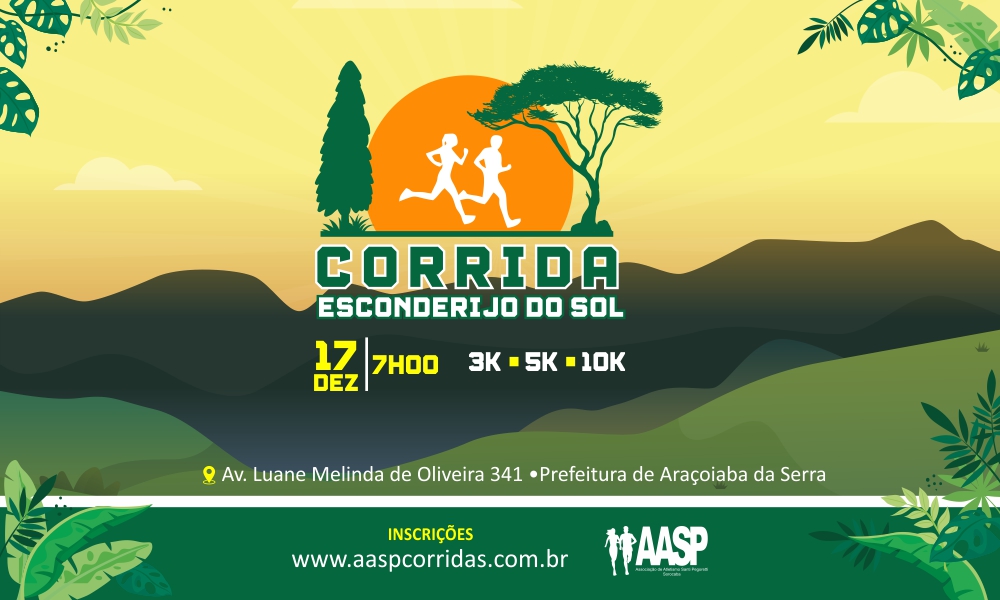 CORRIDA ESCONDERIJO DO SOL